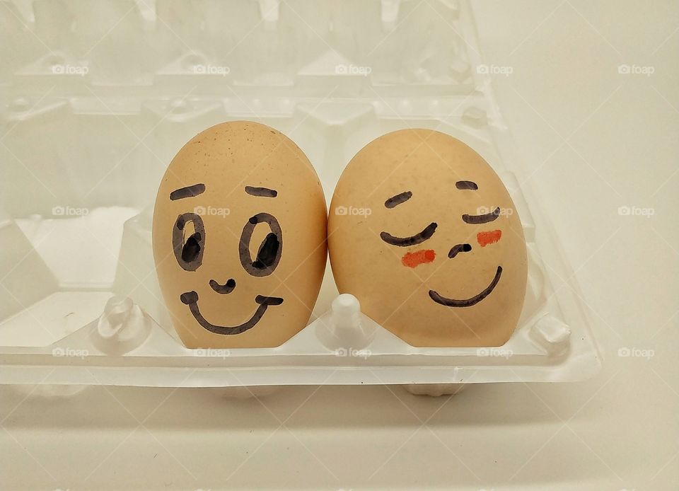 Happiness when there is someone near.