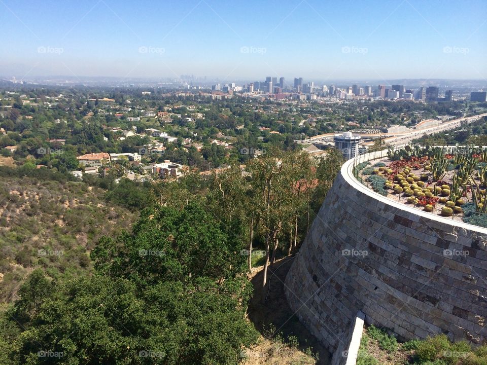 Los Angeles. View of LA from the Getty Center