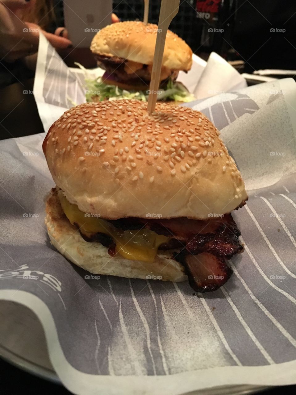 Bacon cheeseburger 