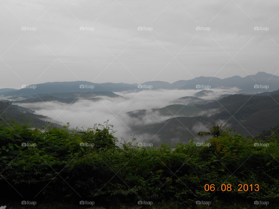 Fog, Nature, Mountain, Landscape, No Person