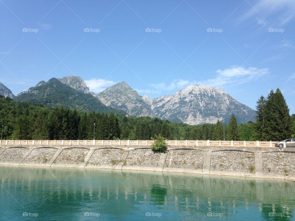 Bridge over the lake