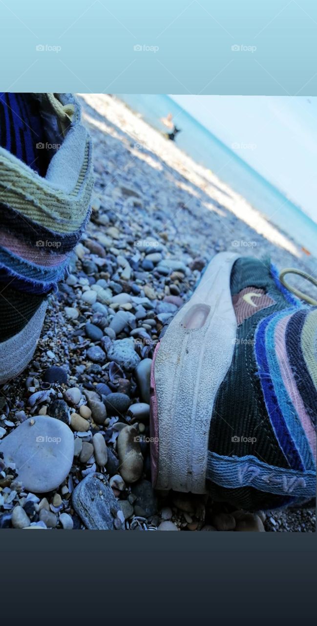 Scarpe e un amore delle pietre