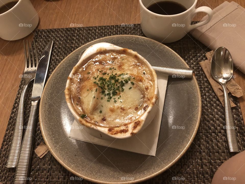 Onion soup 
