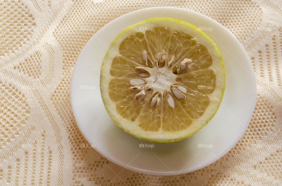 Grapefruit Cross Section