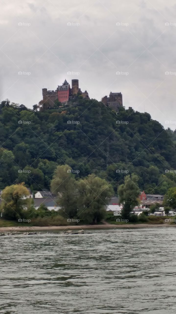 rhine river castle
