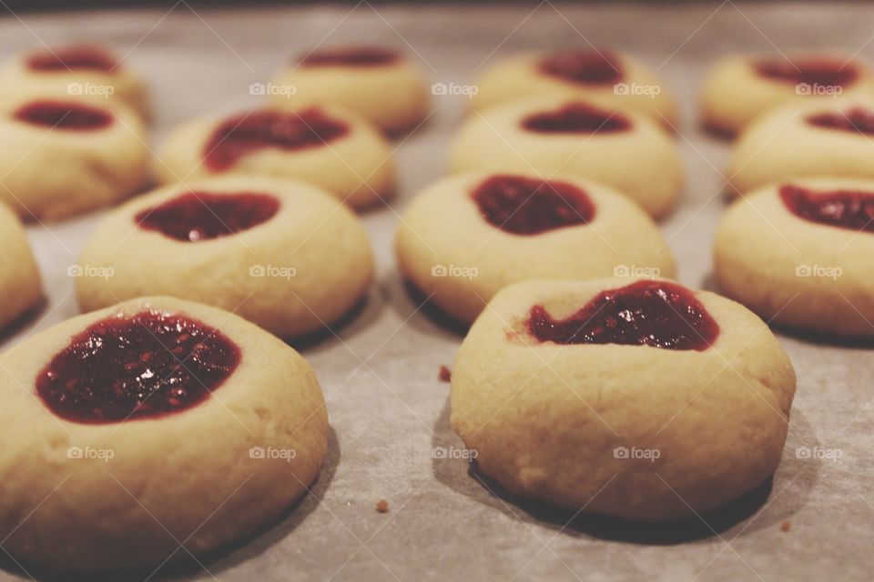 Jam cookies