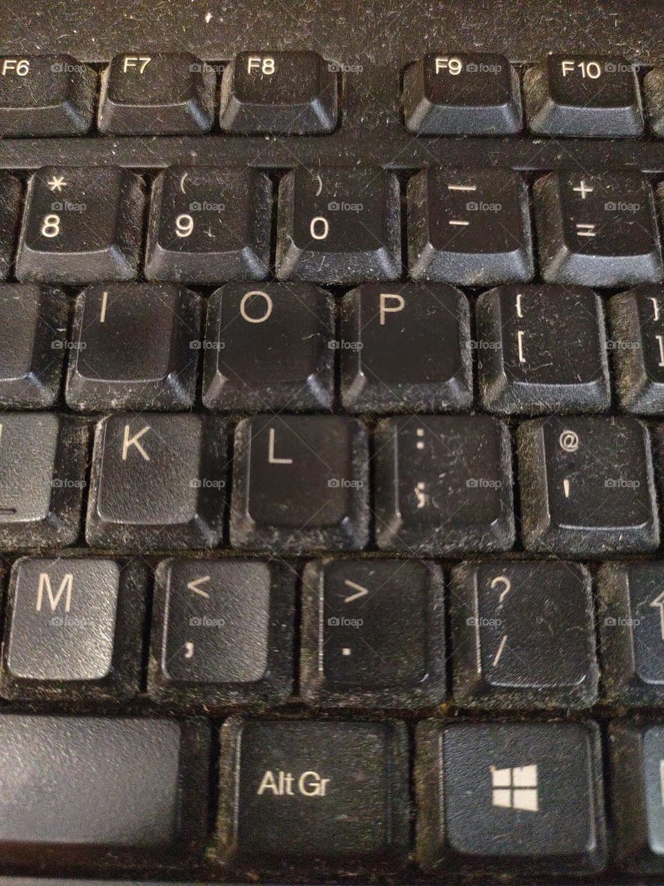 Dirty keyboard
