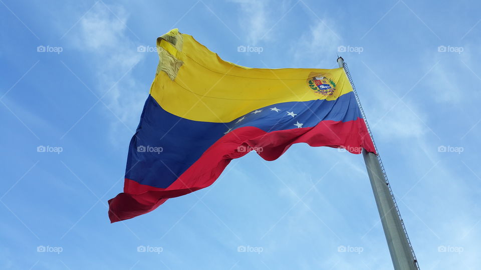 Venezuela's flag.