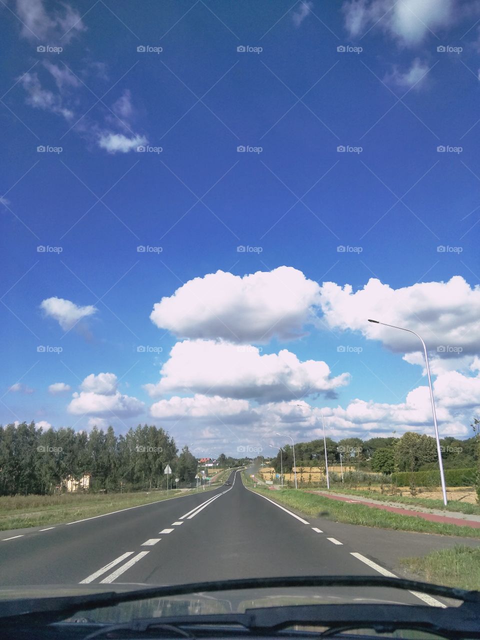 #onway #car #view #clouds