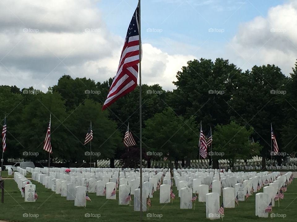 Military national cemetery . Military, National, Cemetery,  