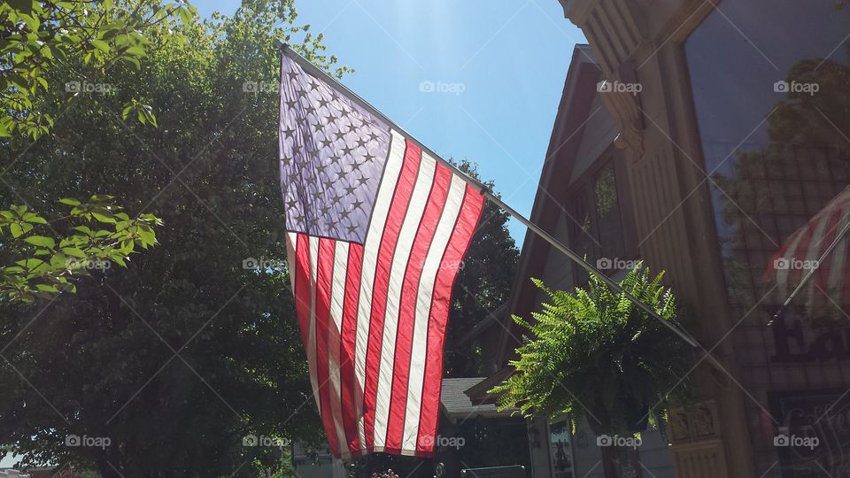 American Flag. Memorial Day