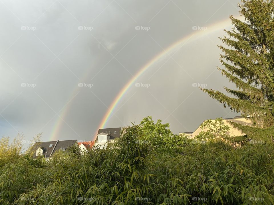 Rainbow over Frankfurt 
