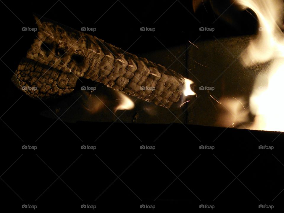 Flame, Light, Dark, Desktop, Abstract