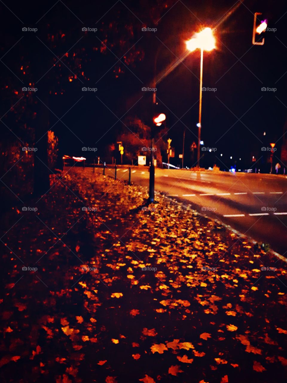 Streets at night