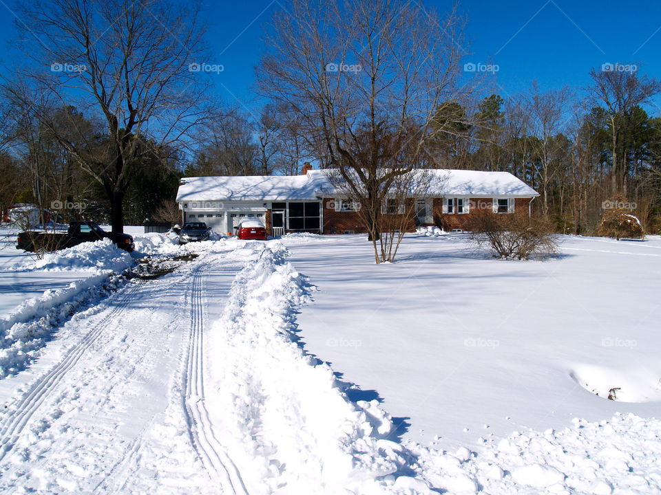 Snow at home