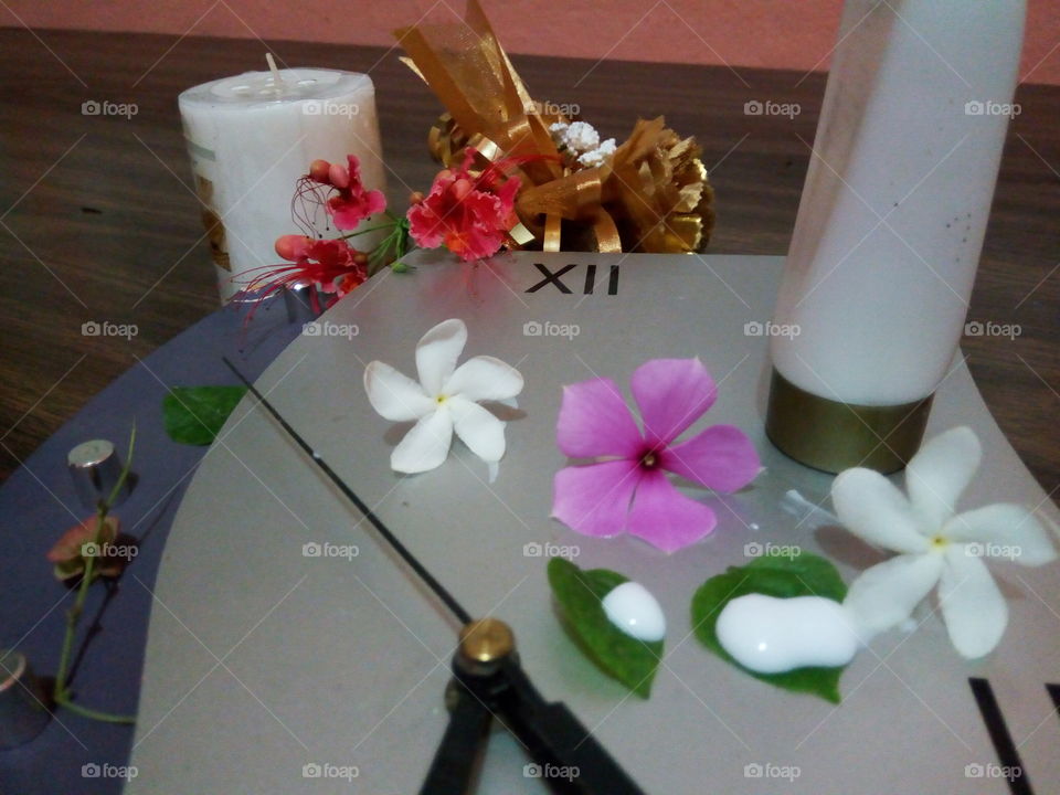 Flower, No Person, Still Life, Romance, Candle