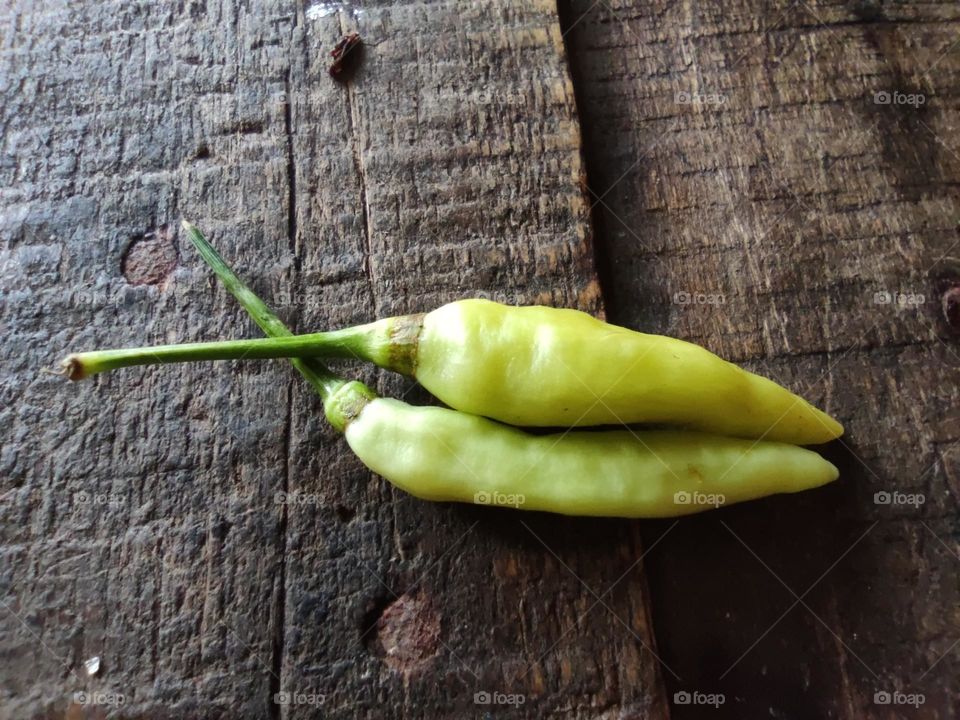 cayenne pepper on wood