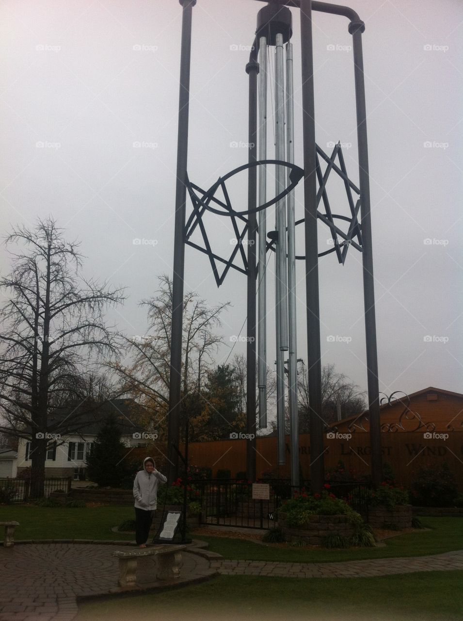 Giant wind chime 