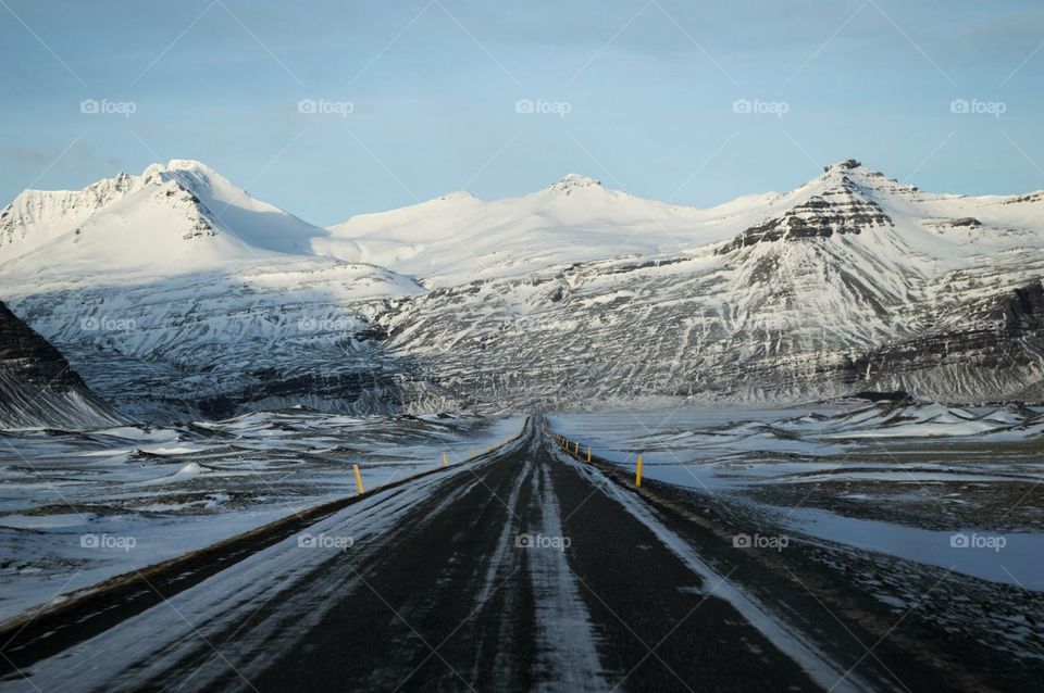 Iceland highway one ring road