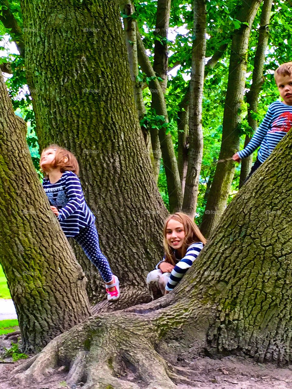 Group of children's playing