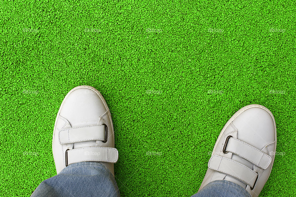 From where I stand ... green