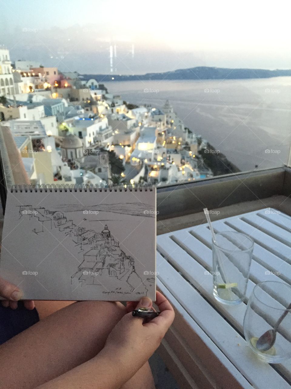 Greece sketching 