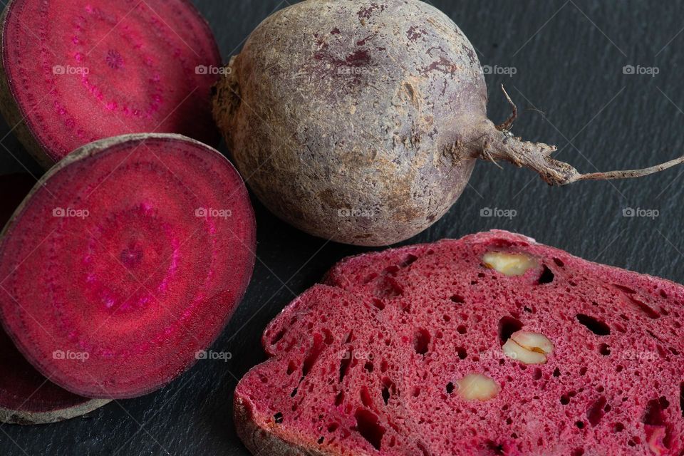 beetroot and bread