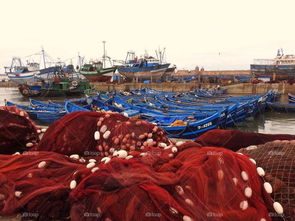 The harbour of  Essaouira