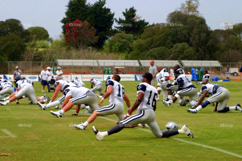 sport field blue white by hlehnerer