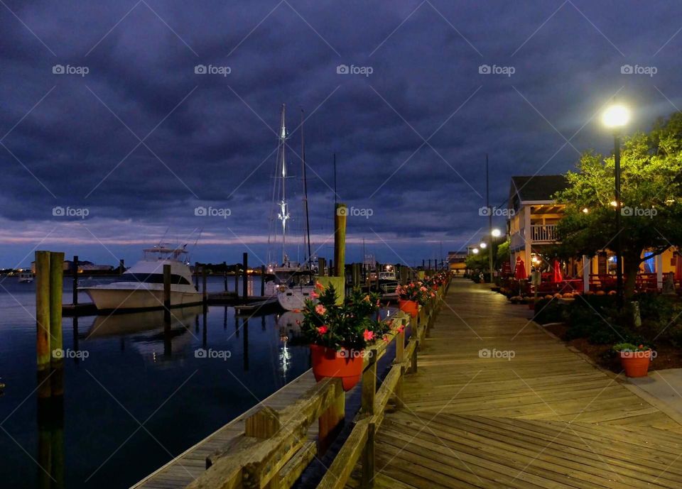 Early morning on the boardwalk