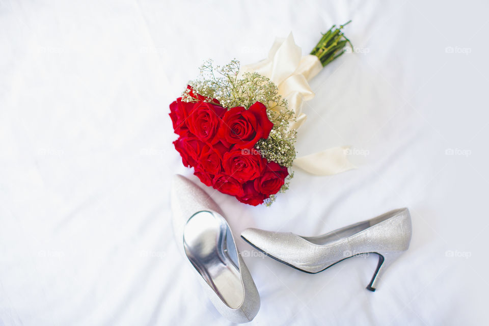 Shoes & flowers