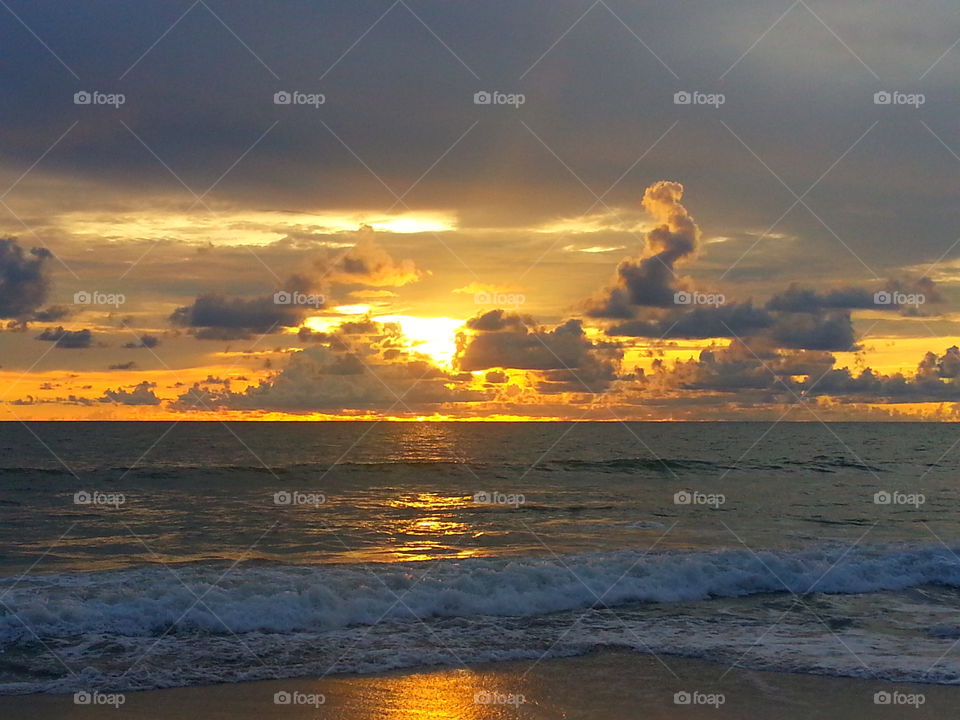 sunrise. Florida east coast