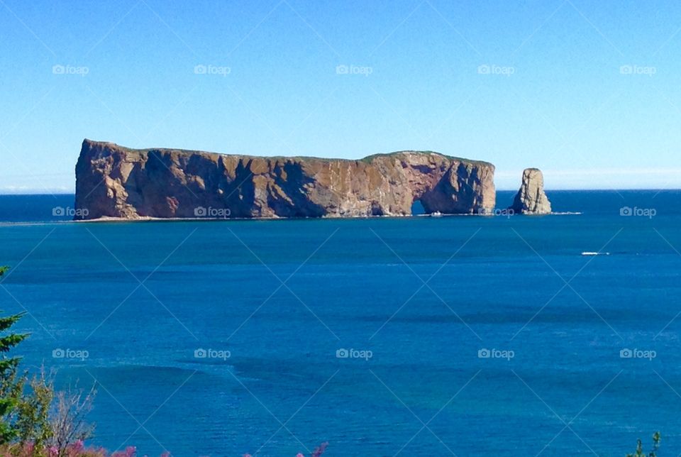 Historic view of perce rock