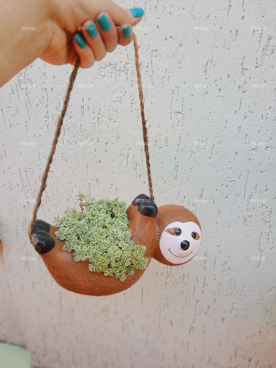 funny sloth vase
