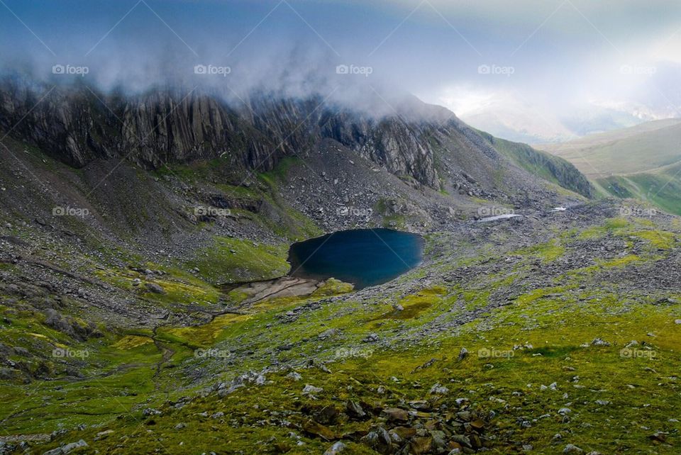 Lake in Snowdonia, Wales