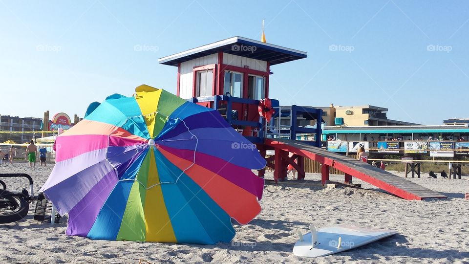 Just Beach-y. taken at Cocoa Beach during Spring Break preparations