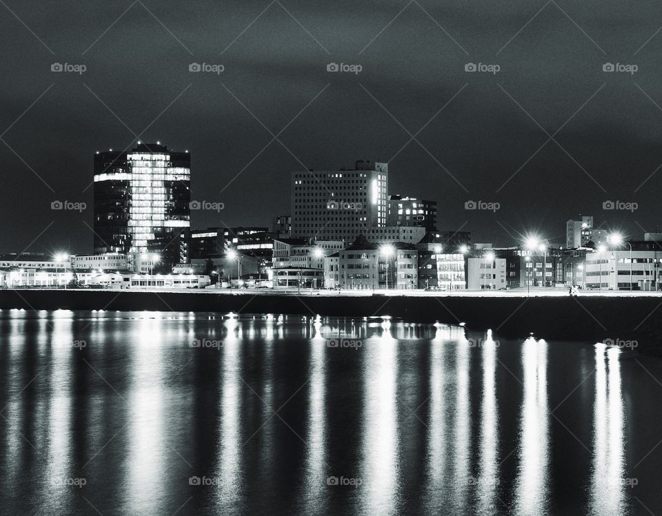 Night is the time not everything is visible from our surroundings to the people that inhabit those surroundings.  Lights like diamonds in the dark.