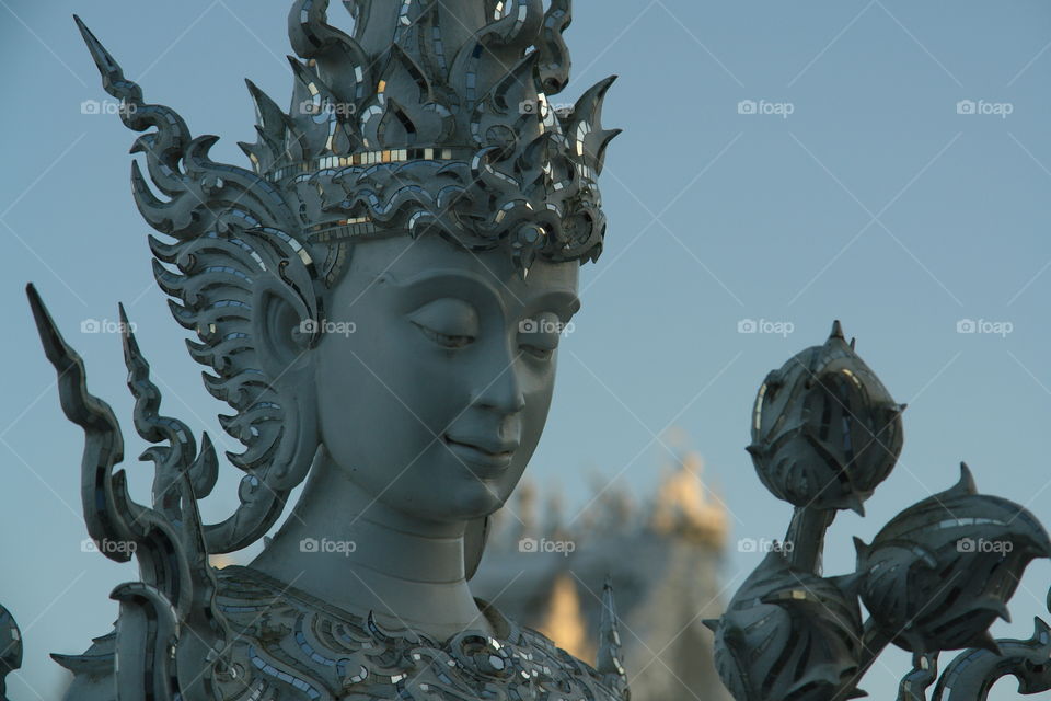 White temple goddess 