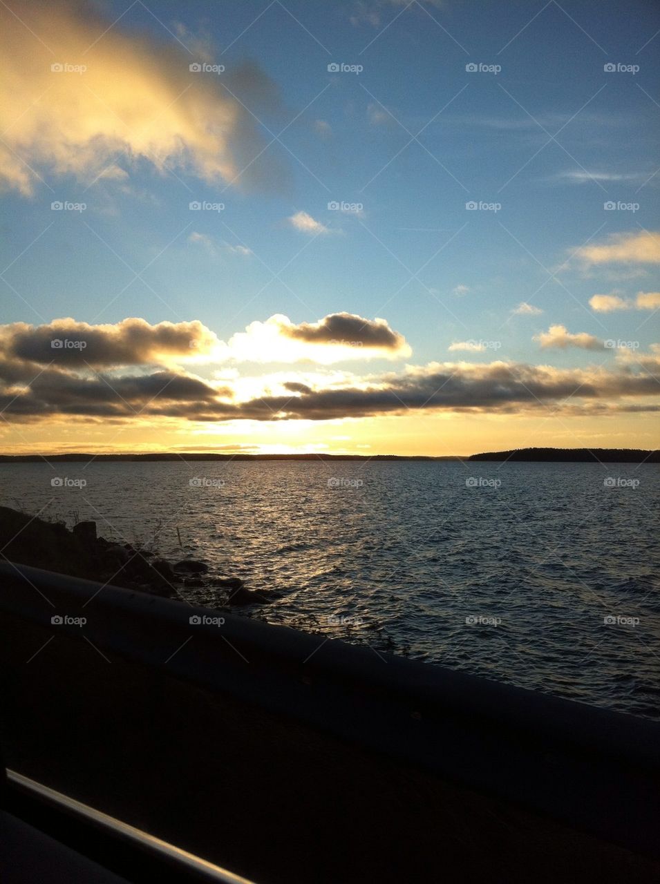 ocean sweden nature sunset by aimhigh
