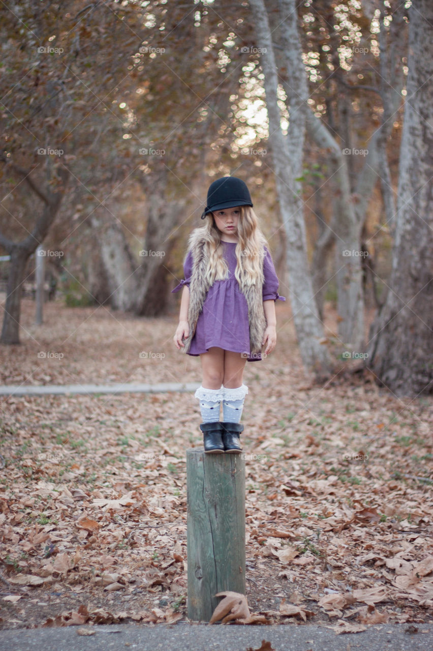 Fall kids fashion . A fun layered children's fall look