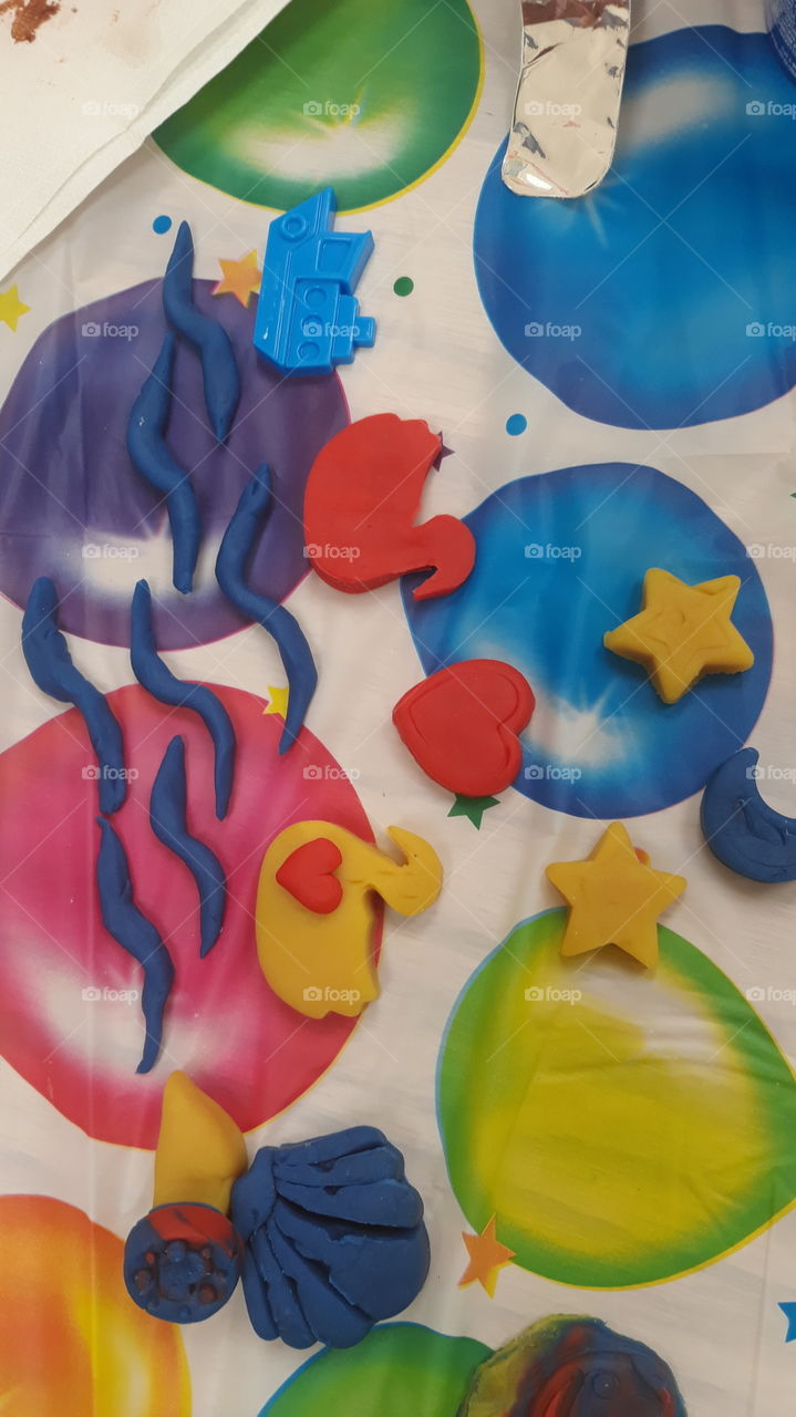 Birthday Play dough