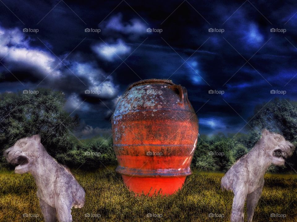 Dionysus' Playground (A Photo PixMix)
