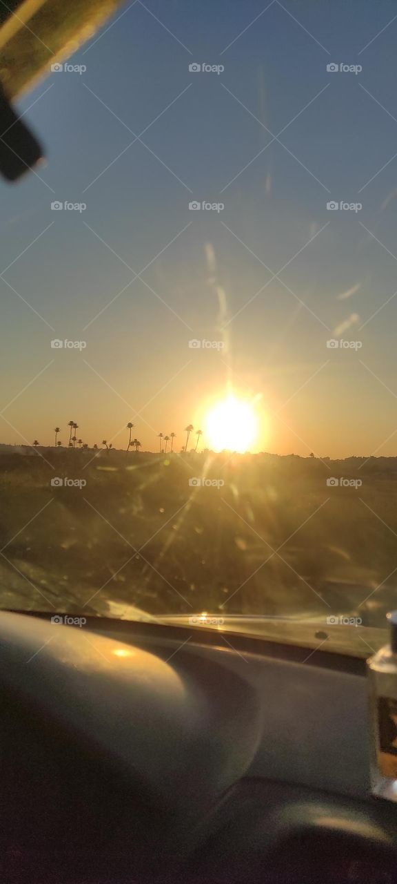 Sunset time is one of the exciting and beautiful scenes