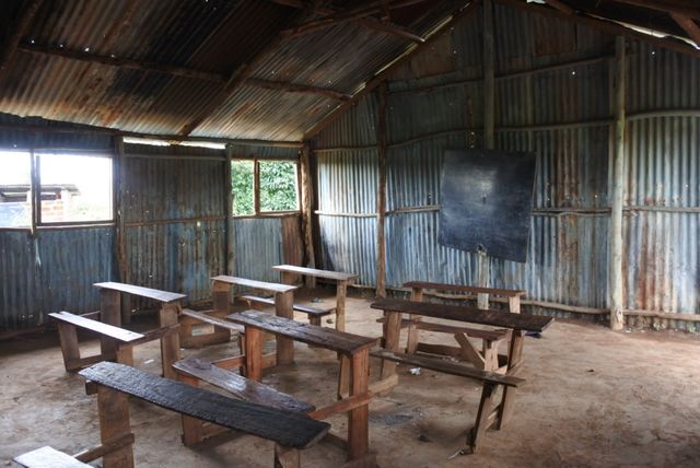 Africa school room . Classroom 