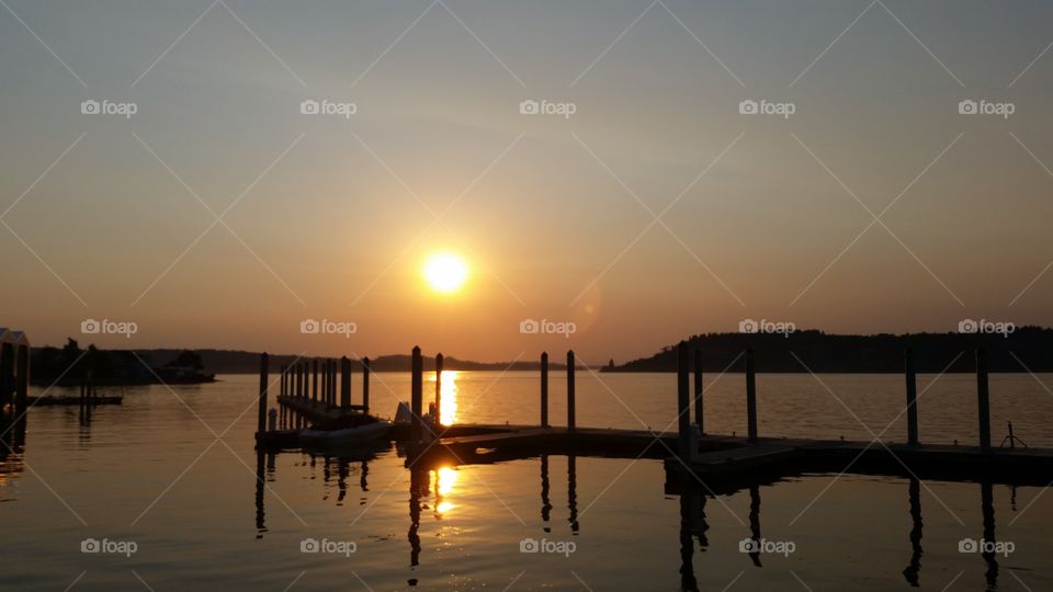 sunset over Puget sound. Aug 2015