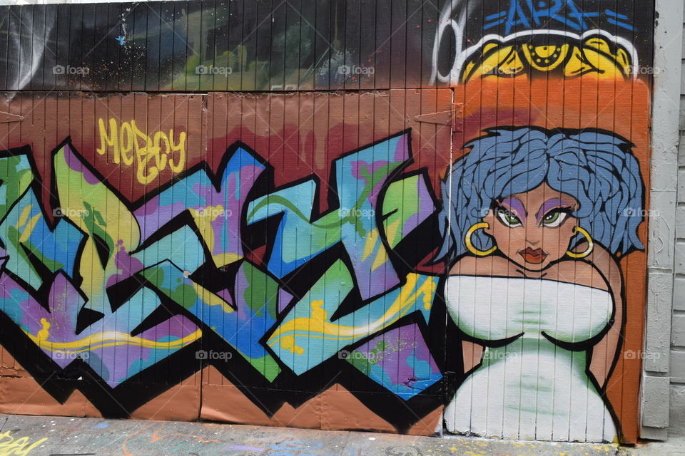 Mural in San Francisco California 