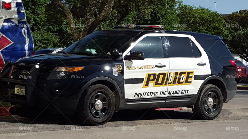 San Antonio Police Department SUV