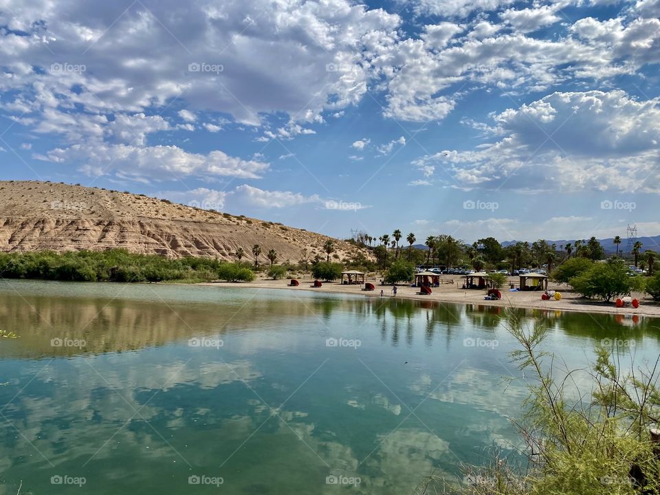 View of Katherine Landing Beach from Katherine Landing Arizona in Lake Mohave 