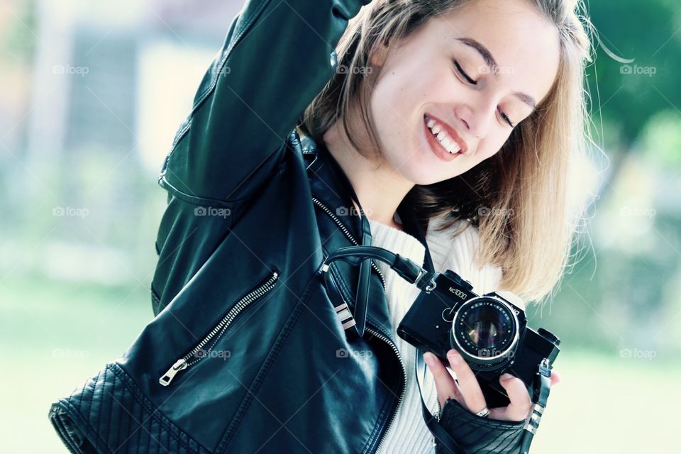 Girl with camera