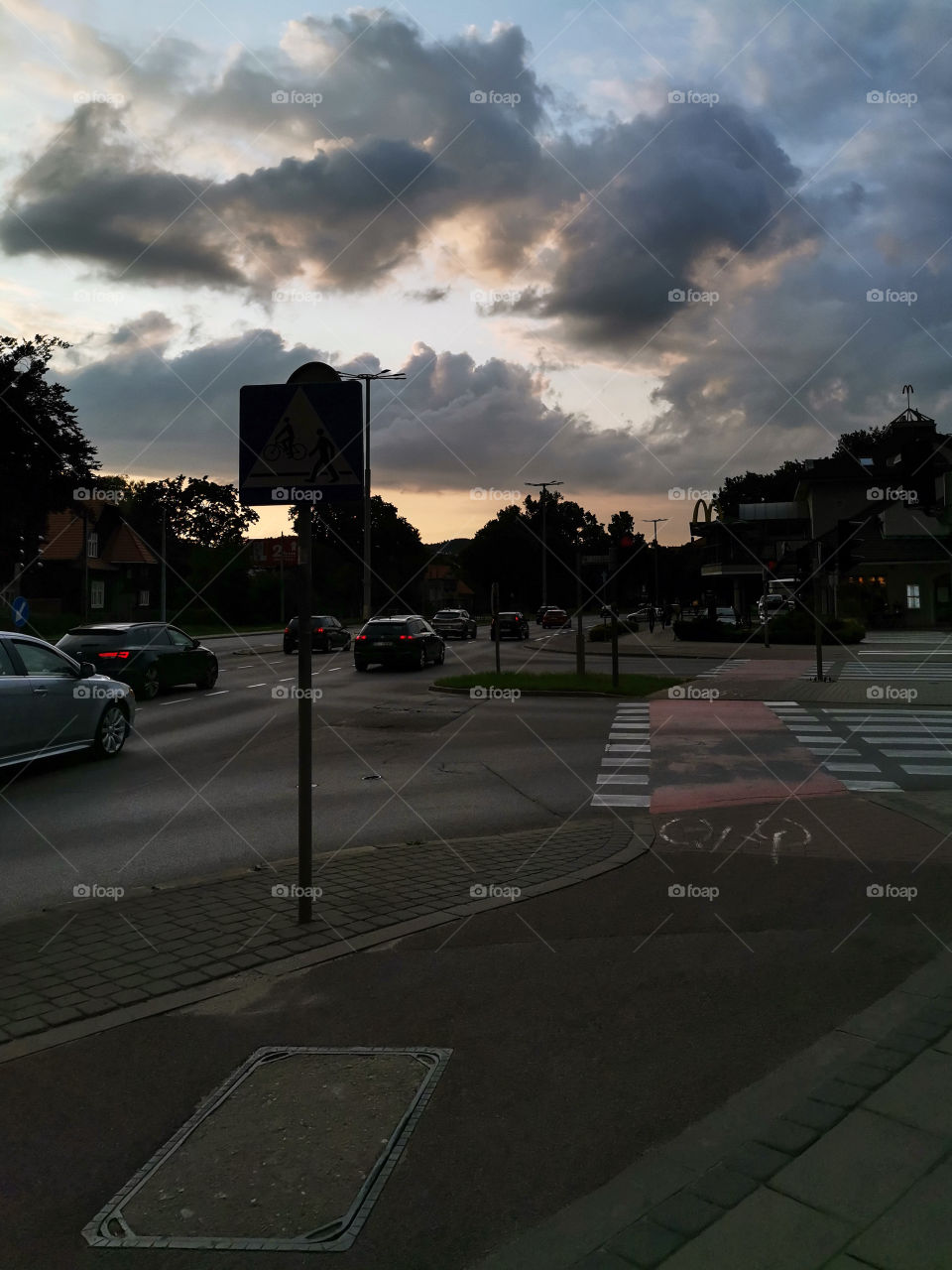 • Fantastic Clouds at Sunset while Walking. Oliwa, Gdansk, Poland
• Beautiful Photo to Enjoy Watching